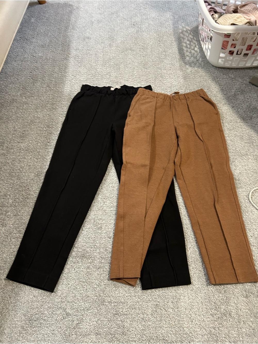 Bundle Everlane Small Easy Pants in Black and Brown